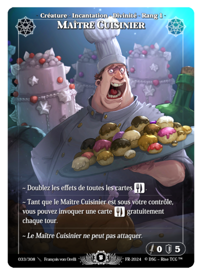 033 / 308 Master Chef - Legendary