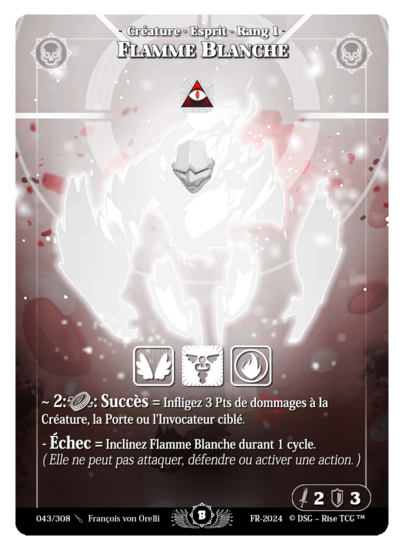 043 / 308 White Flame - Rare