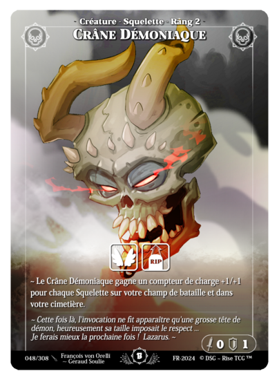 048 / 308 Demonic Skull - Uncommon