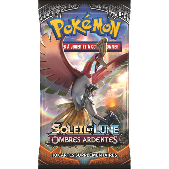 Booster illustration Ho-Oh / Soleil&Lune Ombres Ardentes / Français