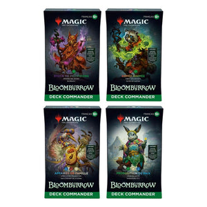 Lot de 4 Deck Commander /  Bloomburrow  / FRANCAIS ou ANGLAIS