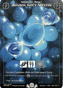 Rise TCG ( Candypocalypse / Sample ) Bonbon Gout Menthe