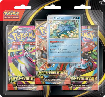 Pokemon ME01 : Pack 3 boosters-Méga Evolutions- FR