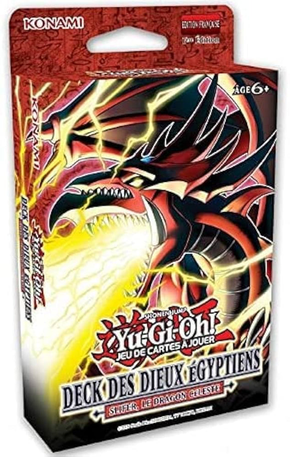 Deck Yu-Gi-Oh - FRANCAIS - Deck des Dieux Egyptiens Slifer Le Dragon Celeste FR Konami