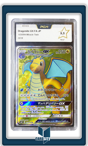 Carte gradée : Dragonite GX / Japonais / Miracle Twin / PCA 9,5