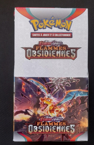 Demi Display Pokemon Flamme Obsidienne 18 boosters