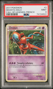 Carte gradée : Deoxys/ Appel des legendes/ fr /PSA9