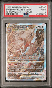 Carte gradée : Zoroark de Hisui/ Fr/ PSA9