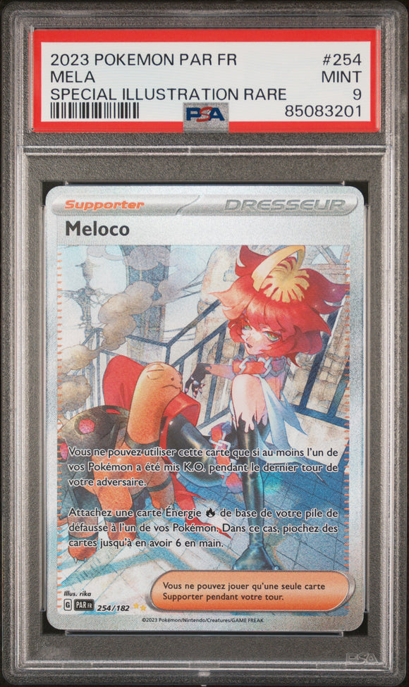 Carte gradée : Meloco/ PAR/ PSA9