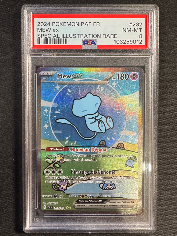 Carte gradée : Mew Ex ALT - Destinées de Paldea - PSA 8