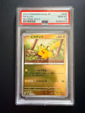 Carte gradée : Pikachu - SV2A - Pokeball - PSA 10