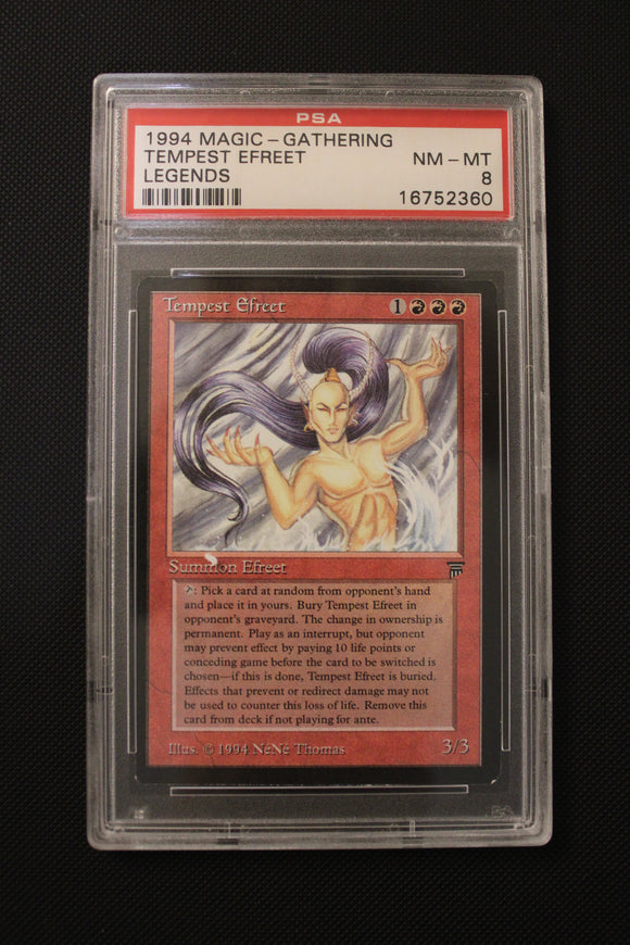 Tempest Efreet PSA 8/MTG
