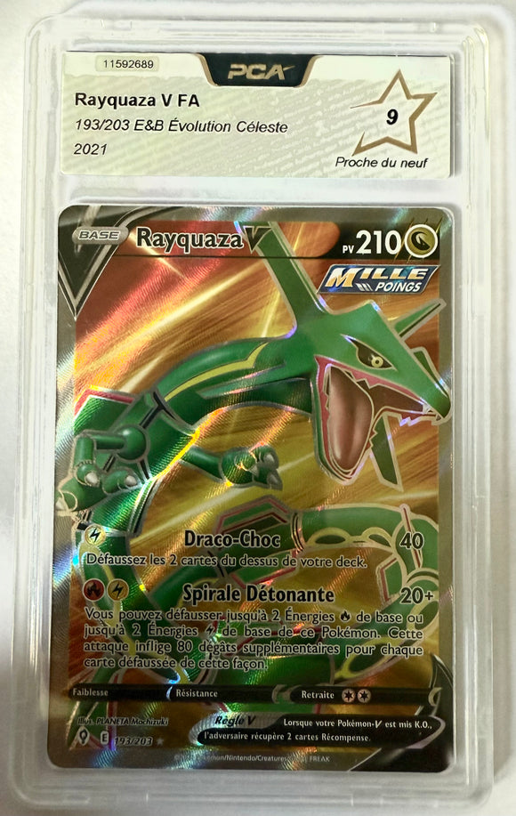 Carte gradée : Rayquaza V Alternatve - Evolutions Célestes - PCA9- Français