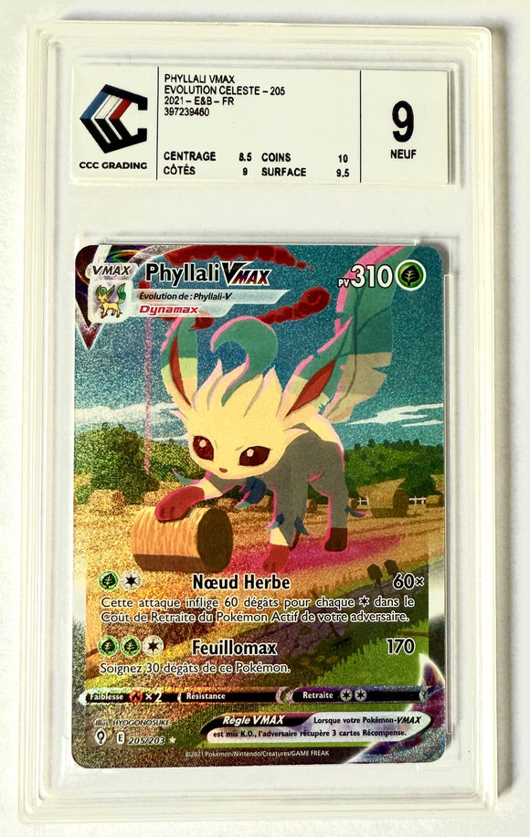 Carte gradée : Phyllali Vmax Alternatve - Evolutions Célestes - CCC9- Français