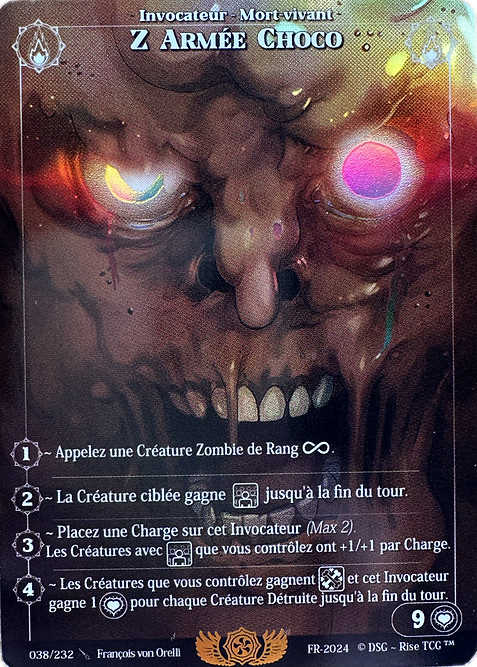 Zarmée Choco / Portrait foil