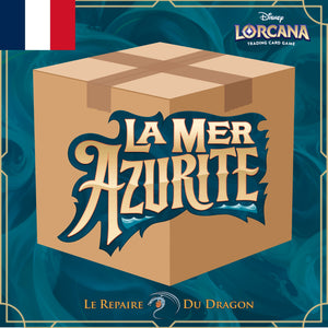 Carton 4 Display La Mer Azurite (Azurite Sea) : Français - Disney Lorcana