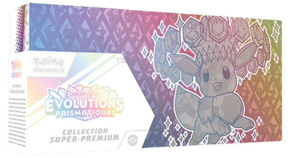 Coffret Pokémon Collection Super-Premium - PRE : Écarlate et Violet 08.5 - Évolutions Prismatiques