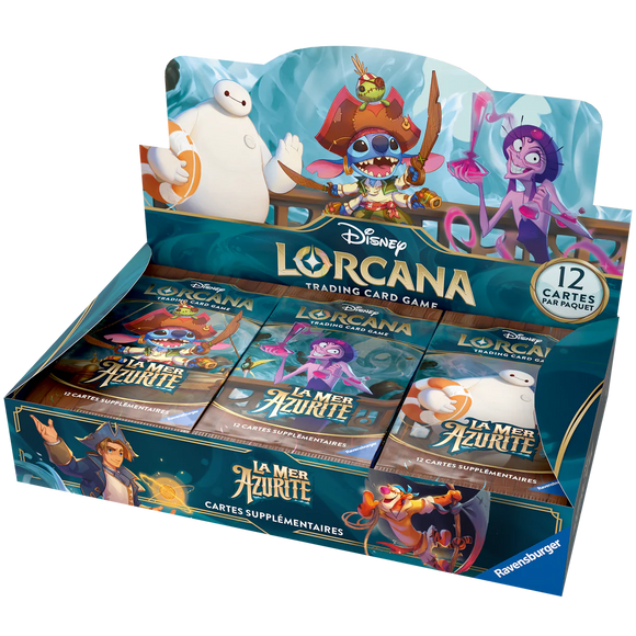 Disney Lorcana S6 - Display 24 Boosters - La Mer Azurite