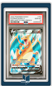 Carte gradée : Dracaufeu V / Français / Stars Etincelantes / PSA 10