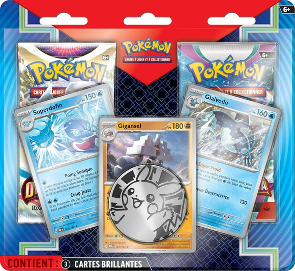 Pokémon - Pack 2 boosters + 3 cartes promo - Avril 2024