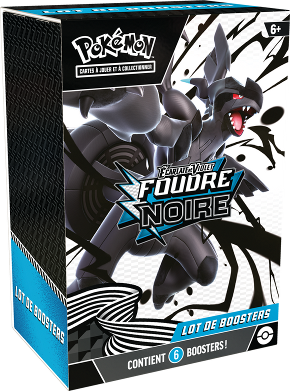 Coffret – Pokemon – Bundles 6 Boosters Pokémon EV10.5 Foudre Noire - Fr - Cardsity