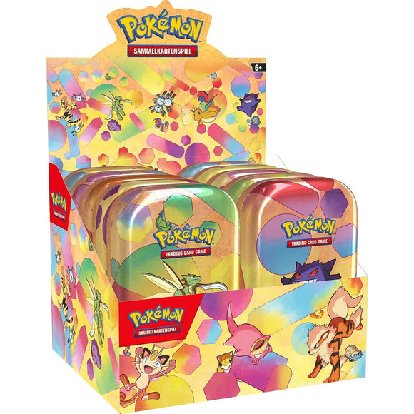 Pokémon Display Mini Tin's 151 DESCELLÉ