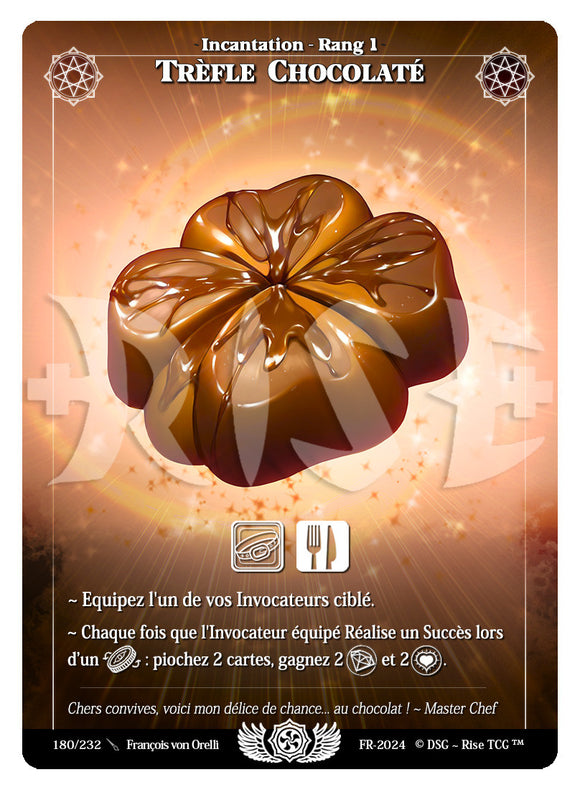 trèfle chocolaté - Foil