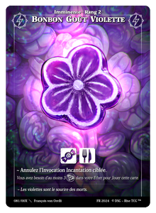 Bonbon Goût Violette - Foil