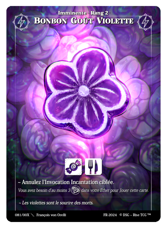 Bonbon Goût Violette - Foil