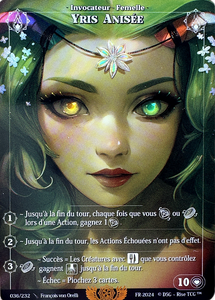 Yris anisée /Portrait foil