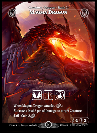 002 / 024 Magma Dragon - Legendary