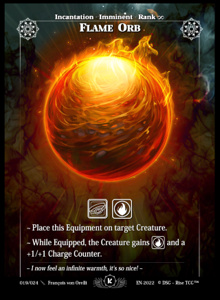 019 / 024 Flame Orb - Rare