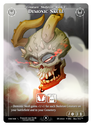 048 / 308 Demonic Skull - Uncommon