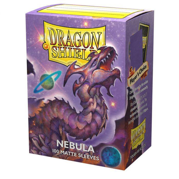 Dragon Shield / 100 protège-cartes standard Mat / Nebula