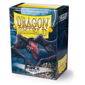 Dragon Shield / 100 protège-cartes standard Mat / Noir