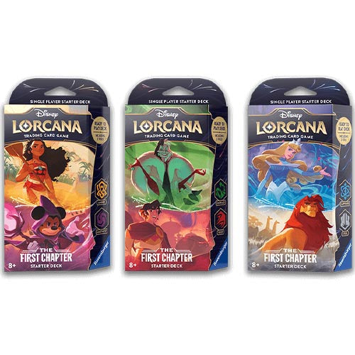 Disney Lorcana / Lot de 3 Decks de Démarrage Différents / FRANCAIS –  CARDSITY