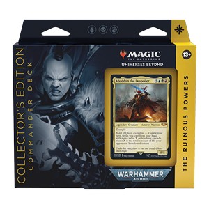 Deck Premium Commander / THE RUINOUS POWERS / Warhammer 40K / ANGLAIS