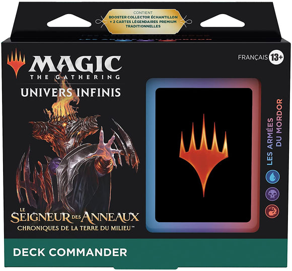 Deck Commander / Le Seigneur des Anneaux - Univers Infini / Les Armées du Mordor / FRANCAIS ou ANGLAIS