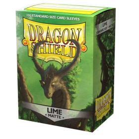 Dragon Shield / 100 protège-cartes standard Mat / Lime