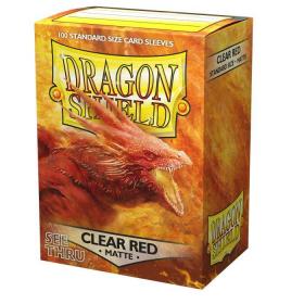 Dragon Shield / 100 protège-cartes standard Mat / Clear Red