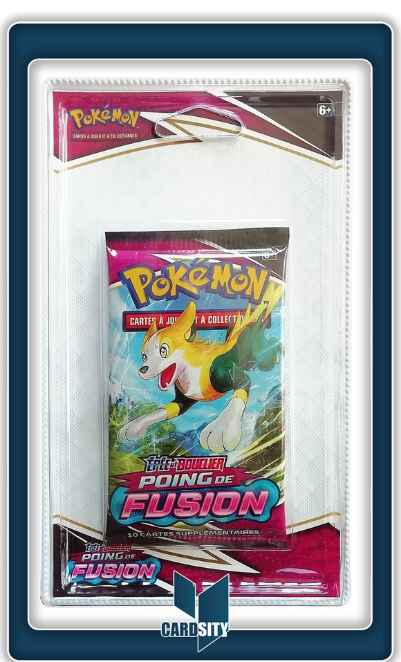 Blister / Booster illustration Fulgudog / Poing de Fusion / Français