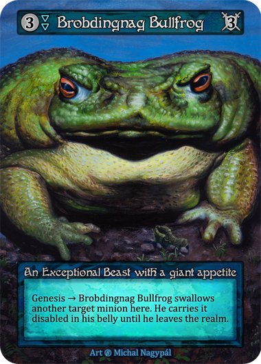 048 / 402 – Beta - Brobdingnag Bullfrog