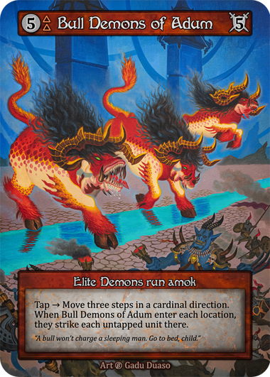 050 / 402 – Beta - Bull Demons Of Adum – CARDSITY