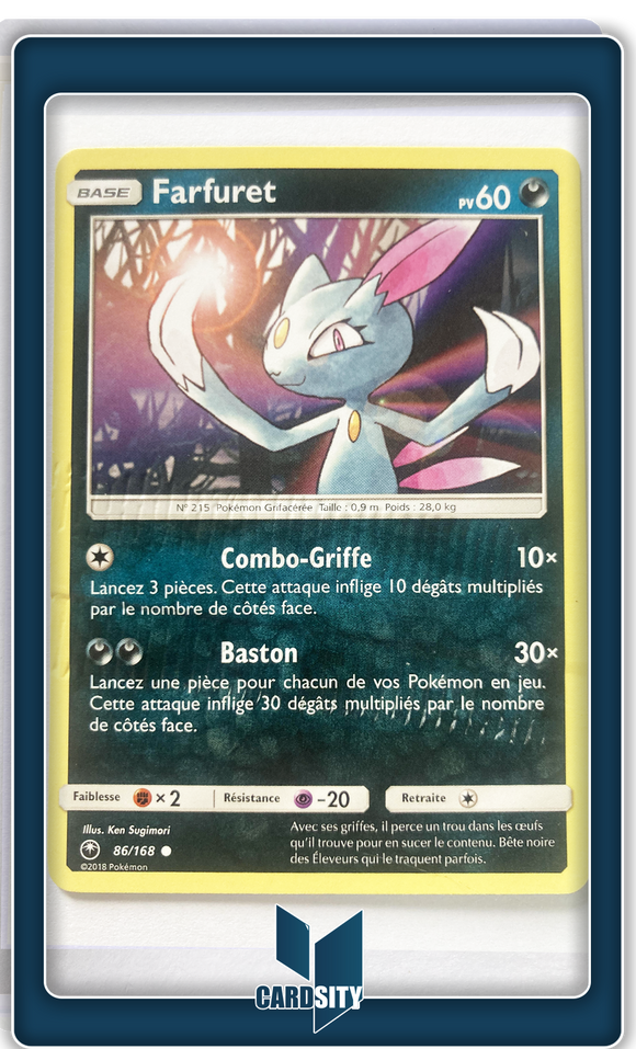 Carte Farfuret Pokemon / CRIMPED CARDSITY Carte Farfuret Pokemon / CRIMPED CARDSITY