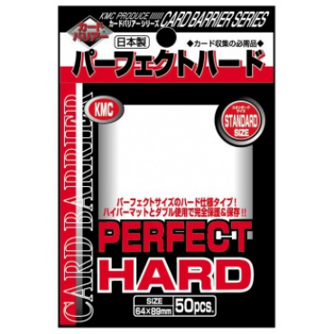 KMC / 50 pochettes / Perfect-HARD / Transparent