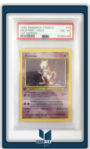 Carte gradée : Mewto / Français / Set de base 1 / PSA 6