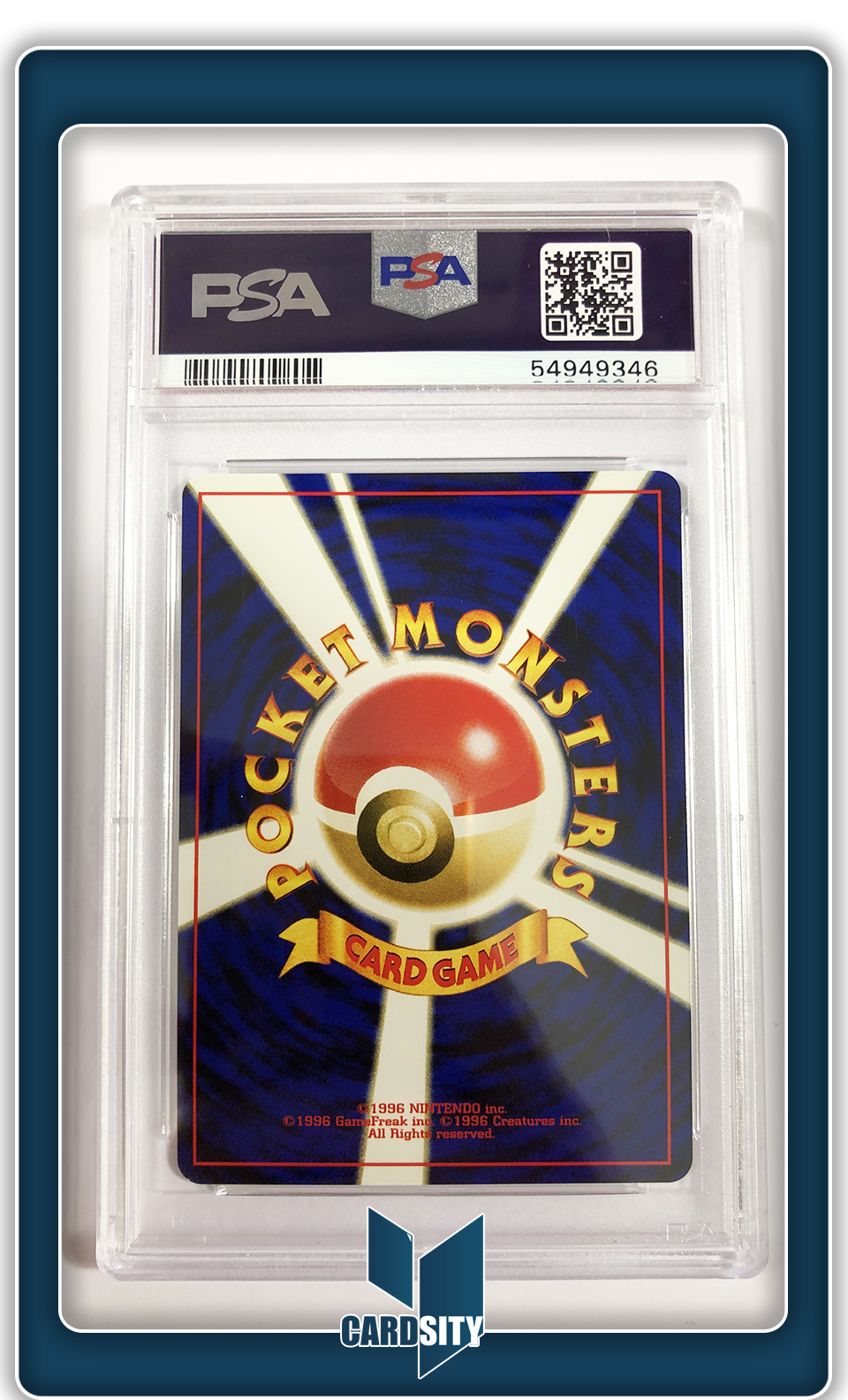 Carte gradée : Pichu / Japonais / Neo 2 / PSA 9 – CARDSITY