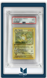 Carte gradée : Raichu / Français / Set de base 1 / PSA 9