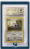 Carte gradée : Rattata / Français / Set de base 1 / Cardmarket 9