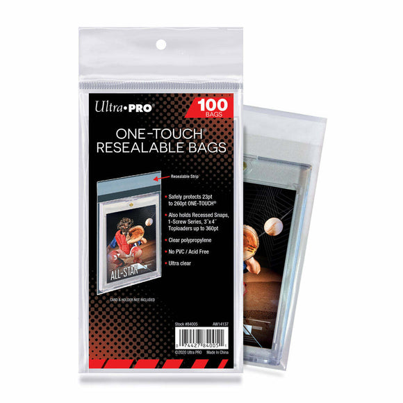 Ultra Pro / 100 One Touch Resealable Bags
